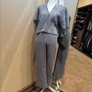 Splendid Blue Crochet Set